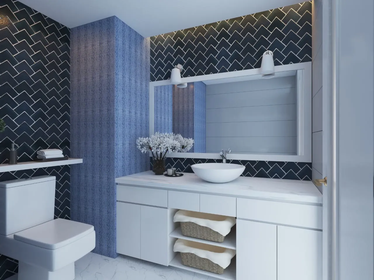 Natural Stone Bathroom project by Stone World