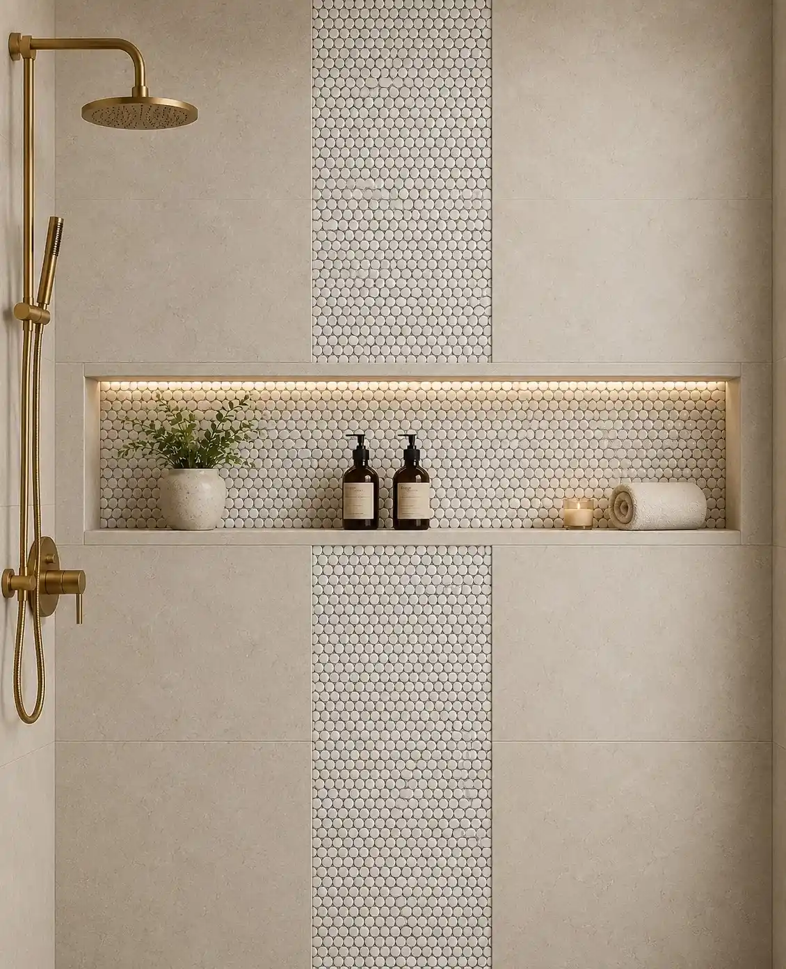 Natural Stone Bathroom project by Stone World