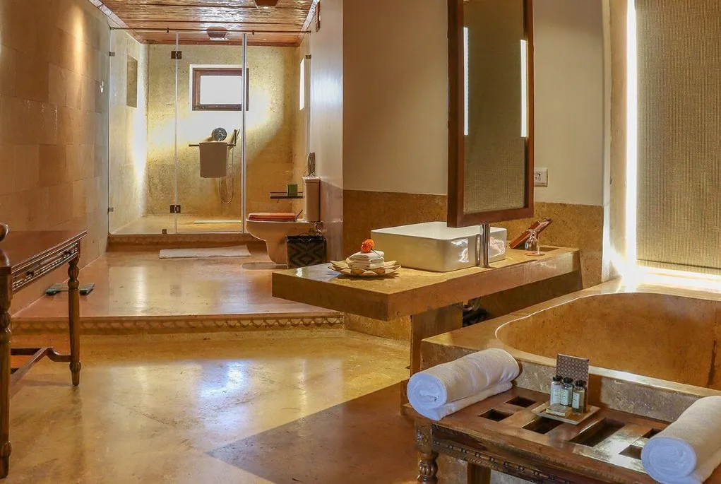 Natural Stone Bathroom project by Stone World