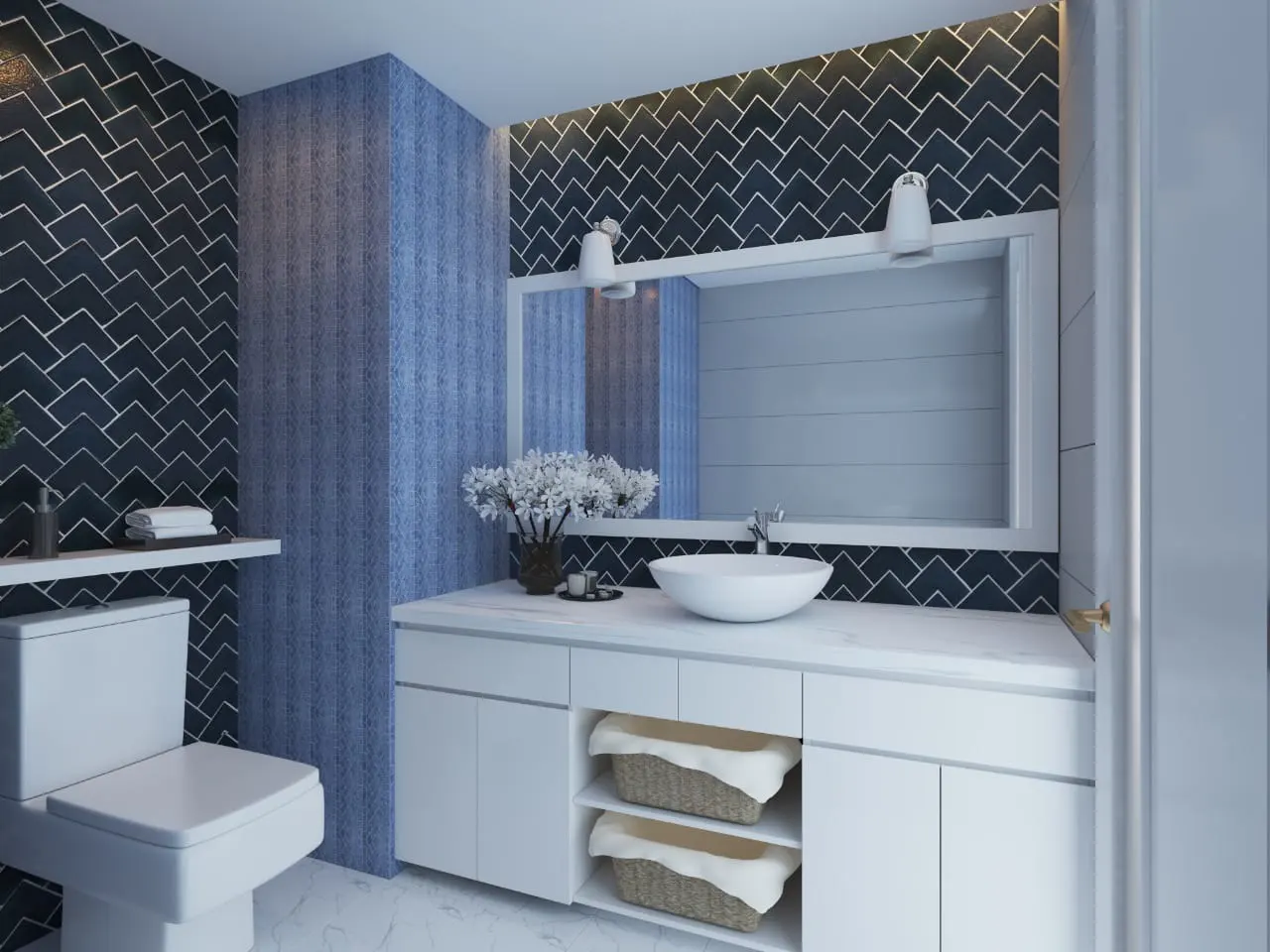 Natural Stone Bathroom project by Stone World