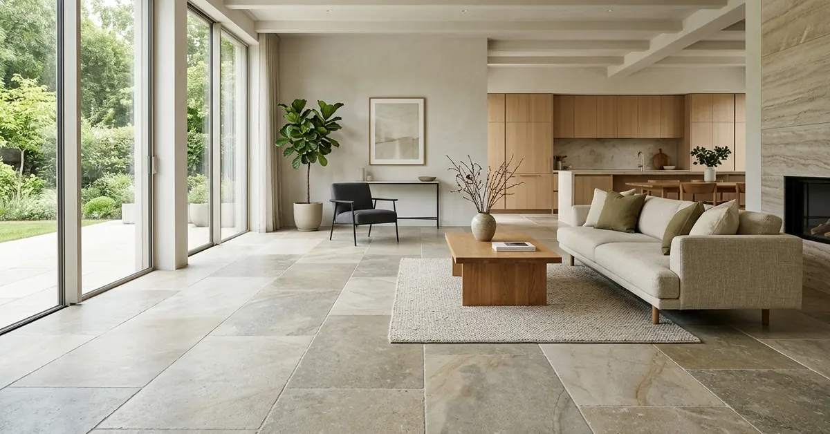 indoor natural stone flooring