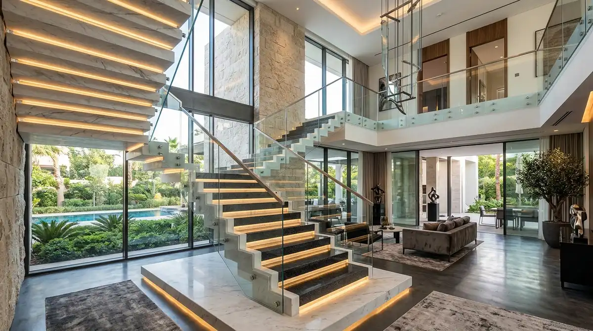 Natural Stone Staircase Design Ideas: Ultimate Guide