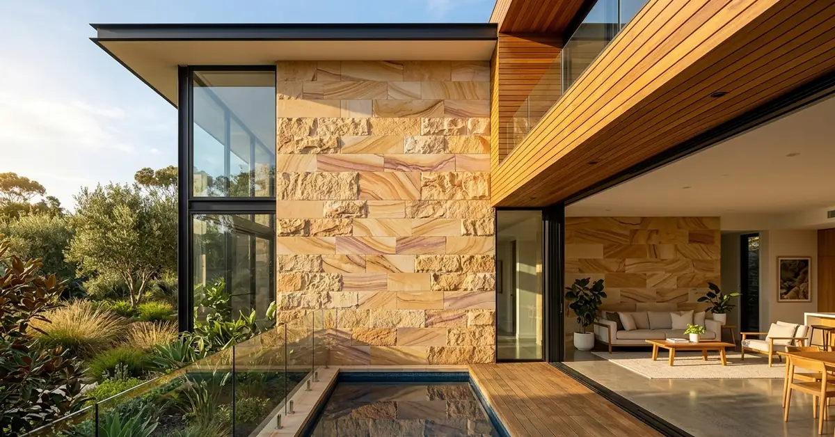 sandstone wall cladding