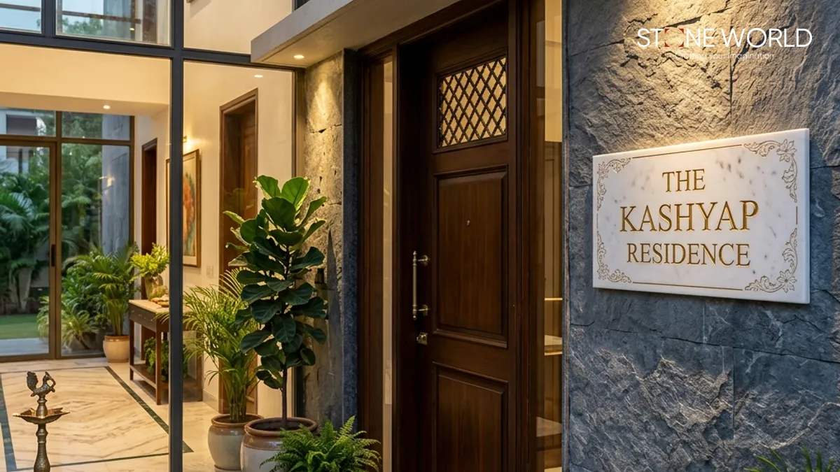 Stone Name Plate Design: Make a Lasting First Impression