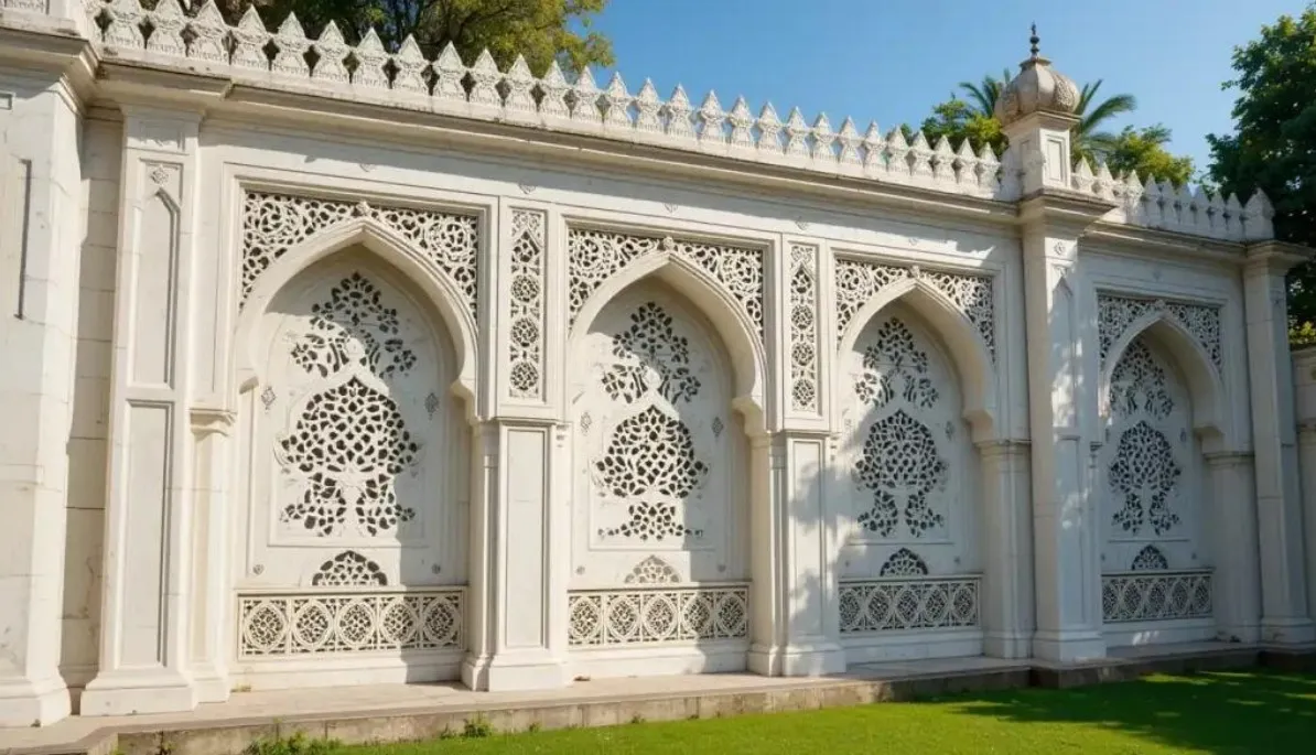 Best Stone Boundary Wall project by Stone World