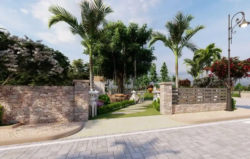 Best Stone Boundary Wall project by Stone World