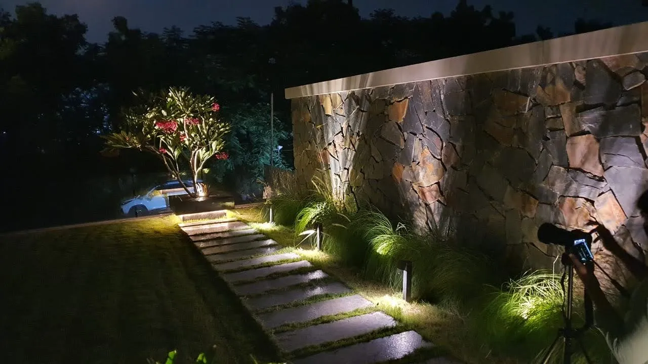 Best Stone Boundary Wall project by Stone World