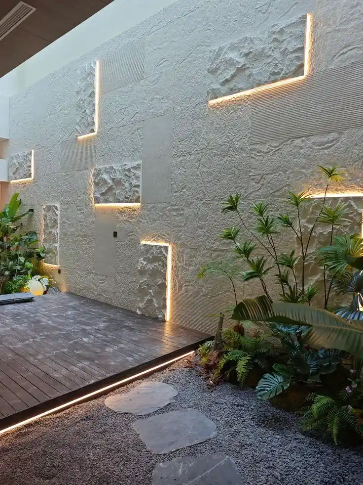 Best Stone Boundary Wall project by Stone World