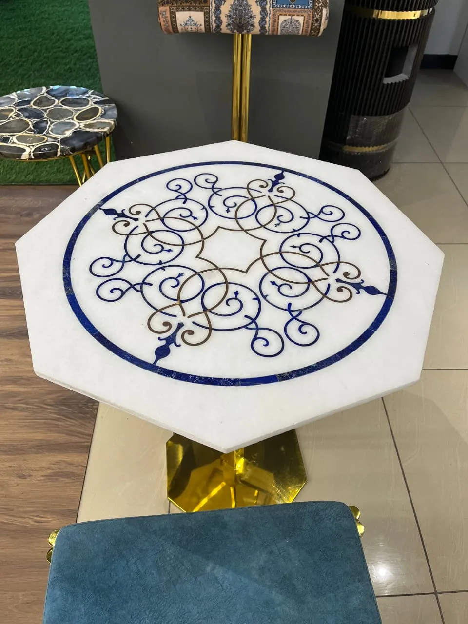 Stone Top Center Table project by Stone World