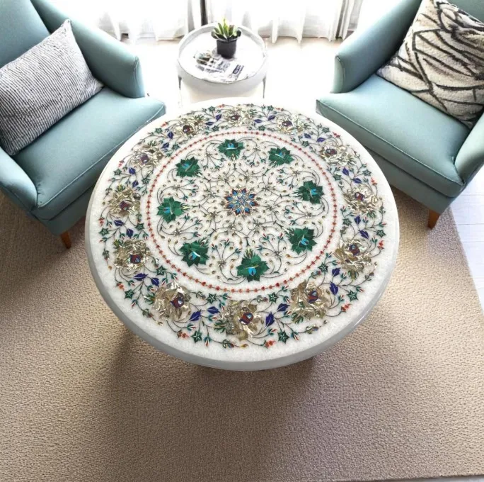 Stone Top Center Table project by Stone World