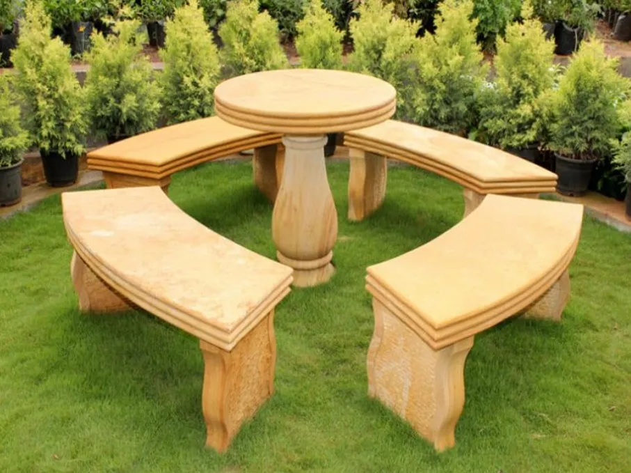 Stone Top Center Table project by Stone World