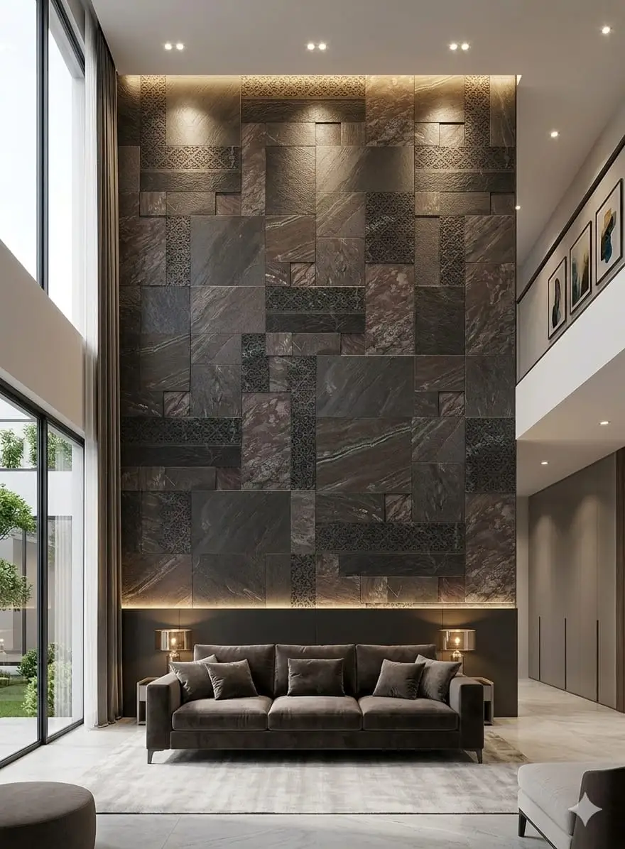 Double Height Wall Design project by Stone World