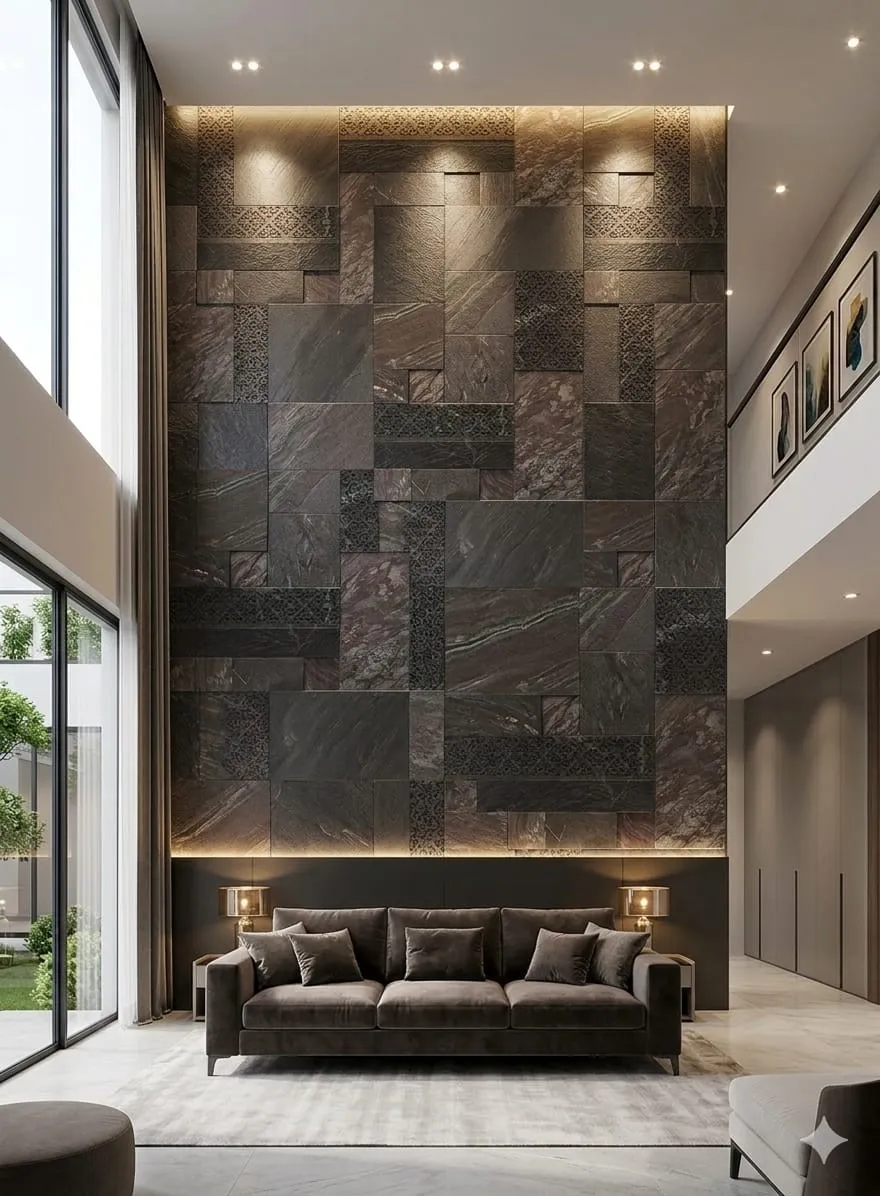 Double Height Wall Design project by Stone World