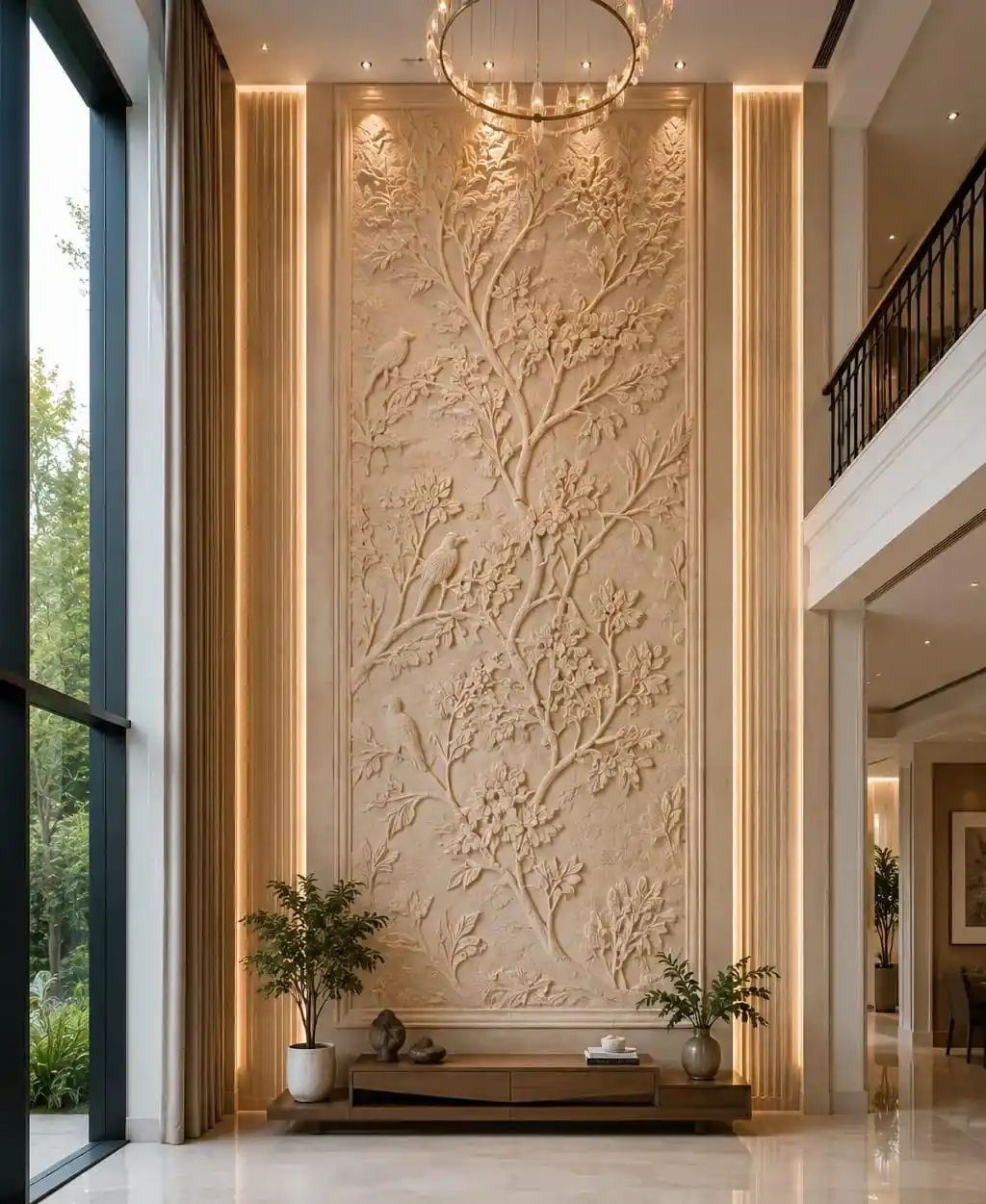 Double Height Wall Design project by Stone World