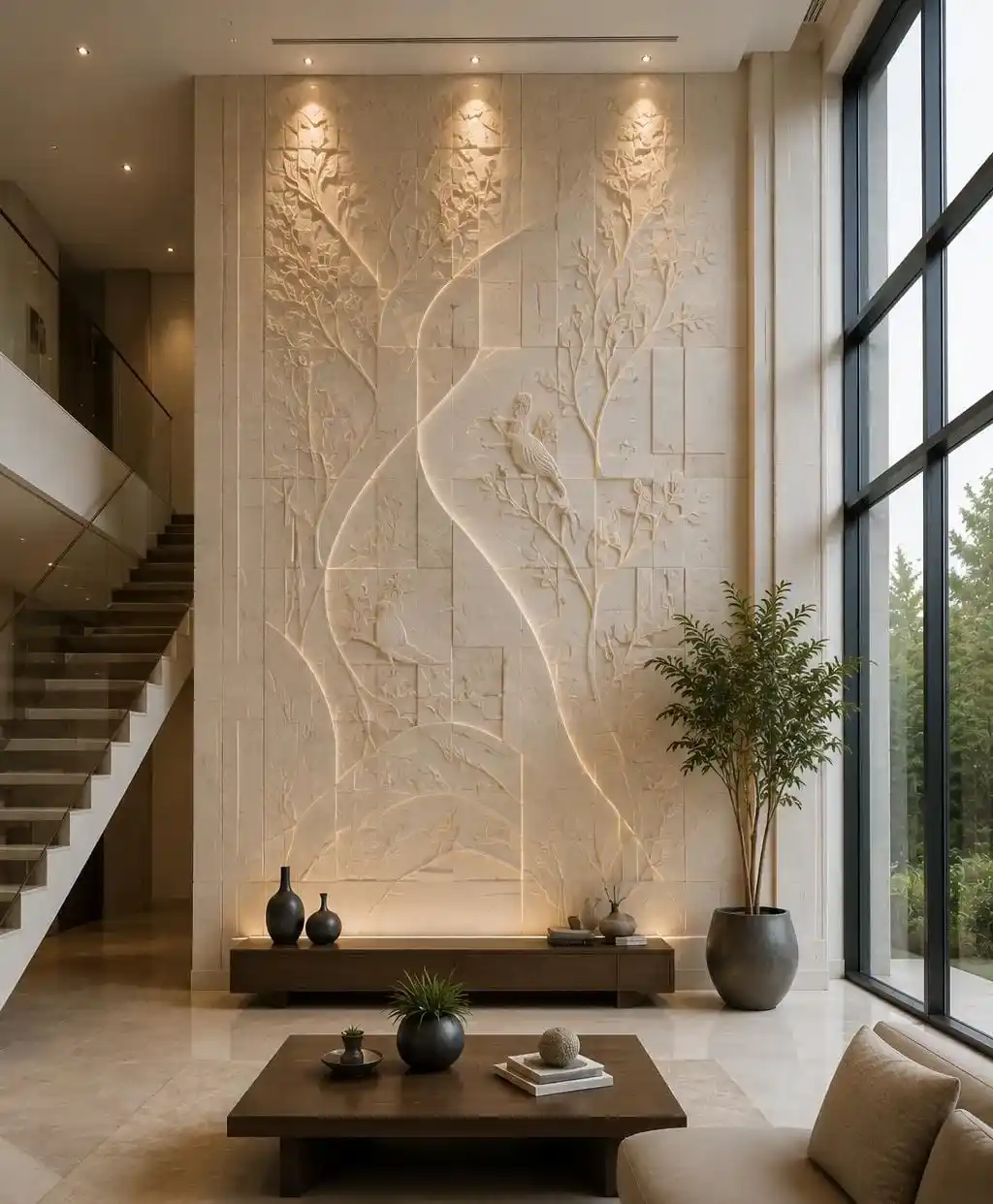 Double Height Wall Design project by Stone World