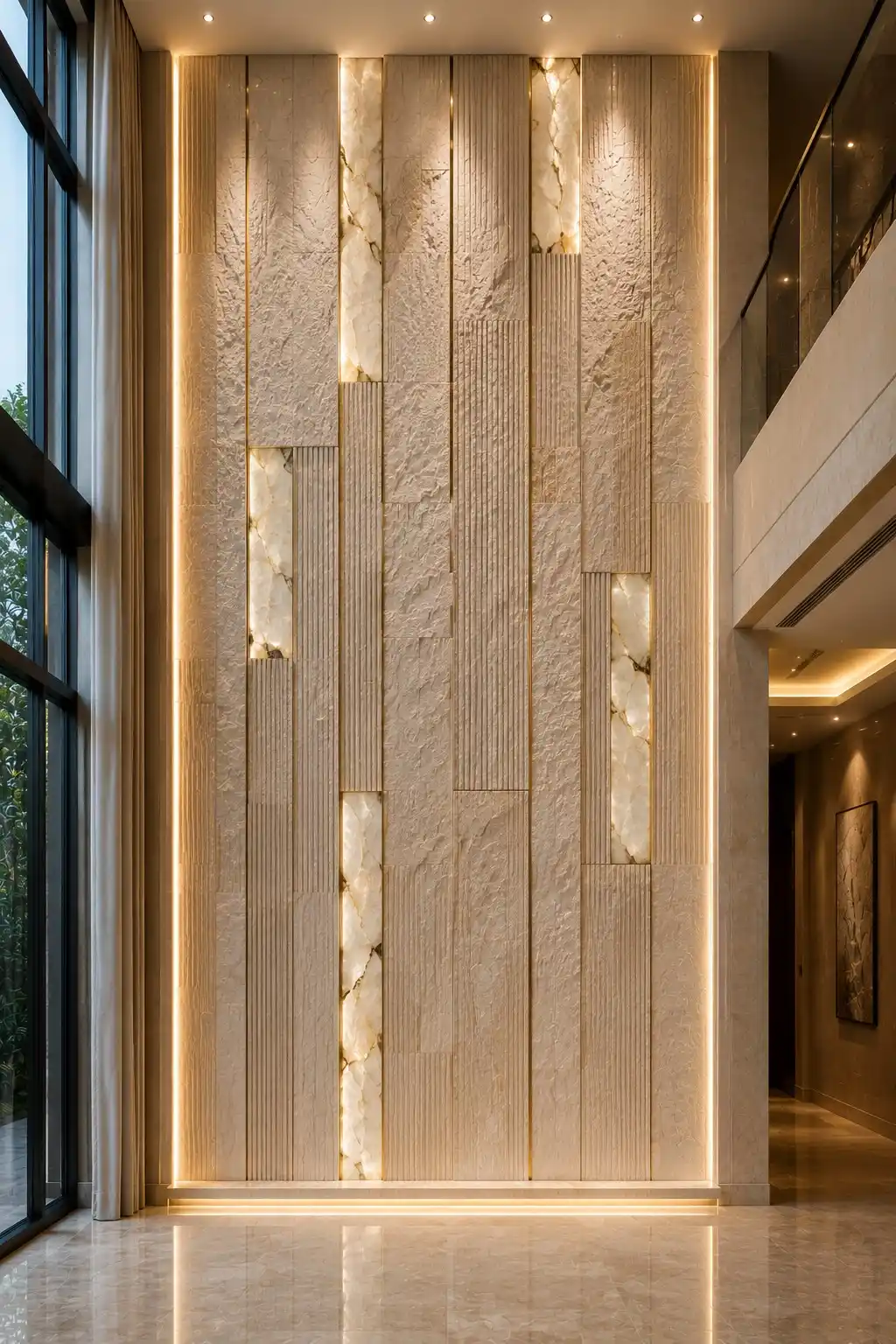 Double Height Wall Design project by Stone World