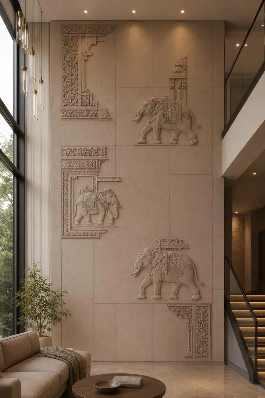 Double Height Wall Design project by Stone World