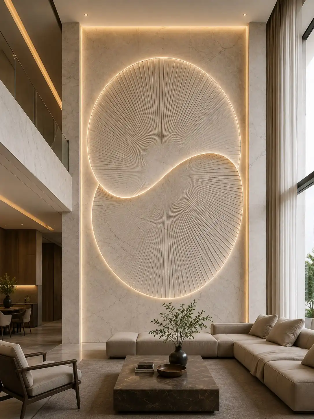 Double Height Wall Design project by Stone World