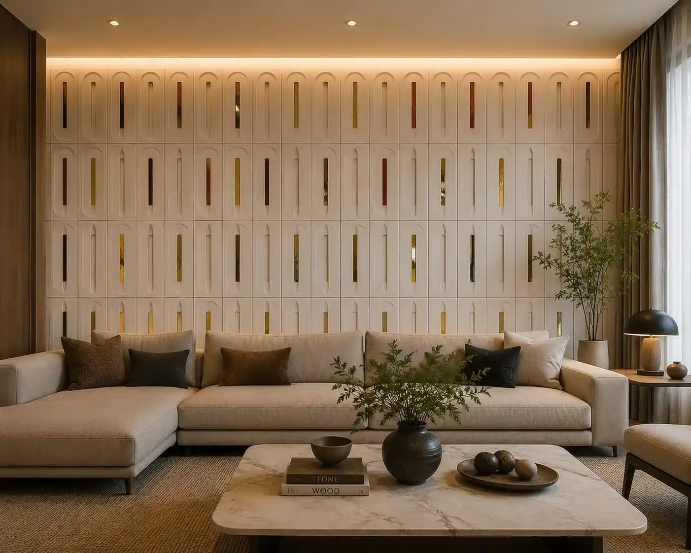 Drawing Room Stone Design project by Stone World