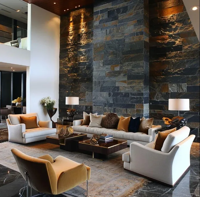 Drawing Room Stone Design project by Stone World
