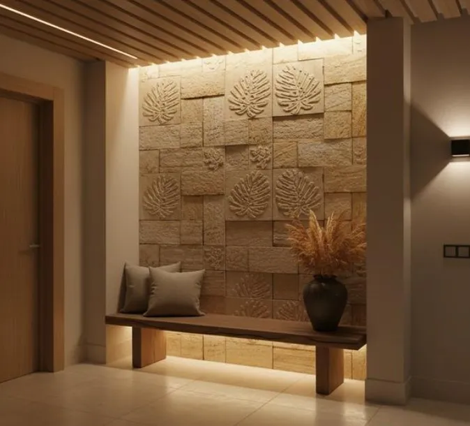 Stone Feature wall project by Stone World