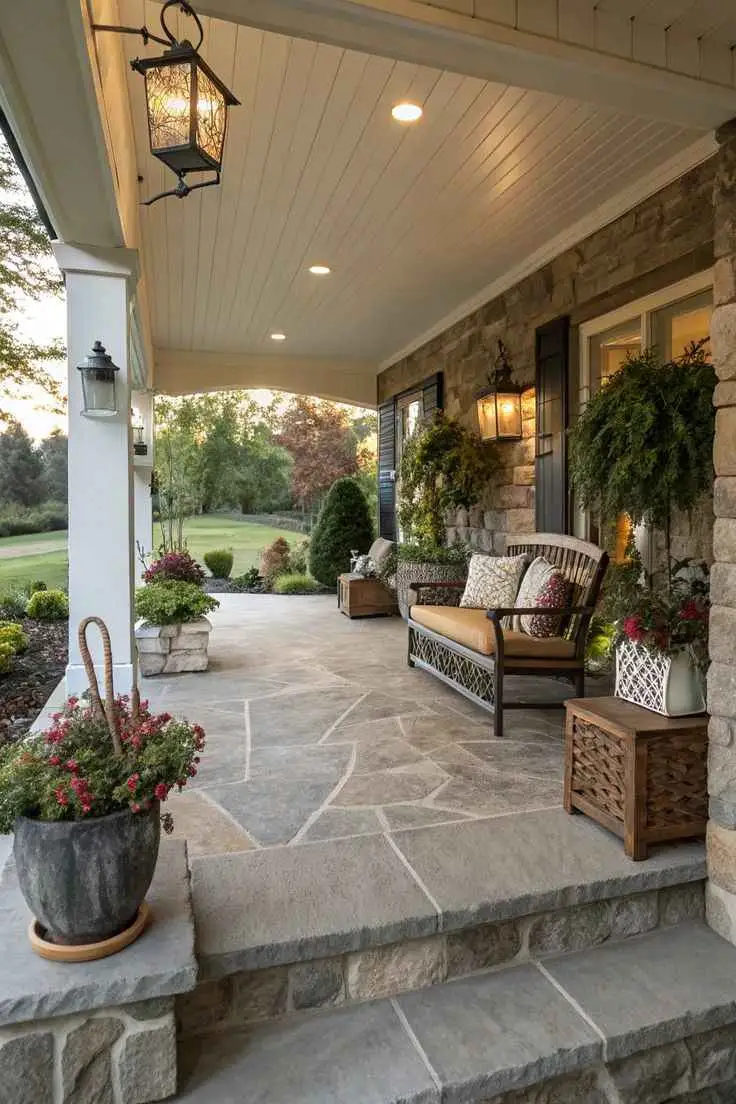 Natural stone landscape design ideas