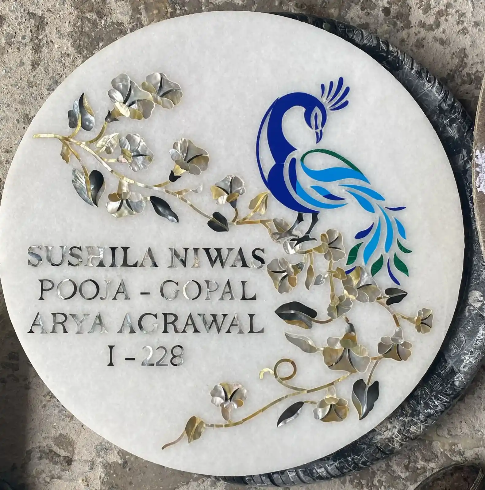 Stone Name Plate project by Stone World