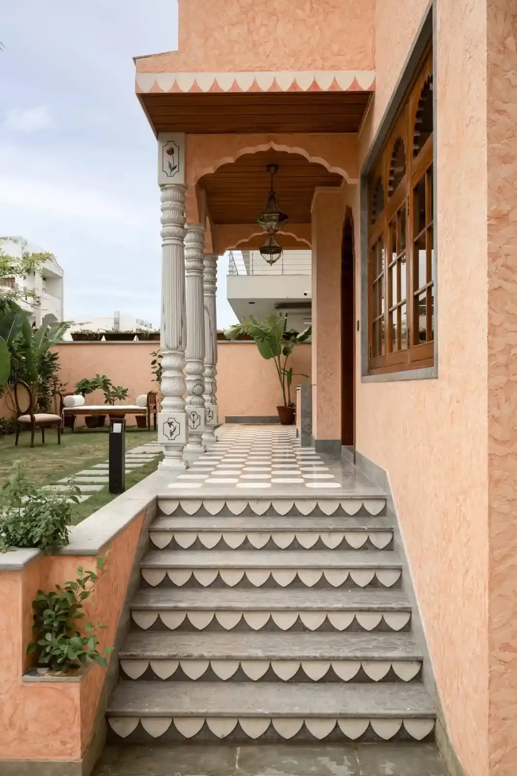 Natural stone staircase design ideas