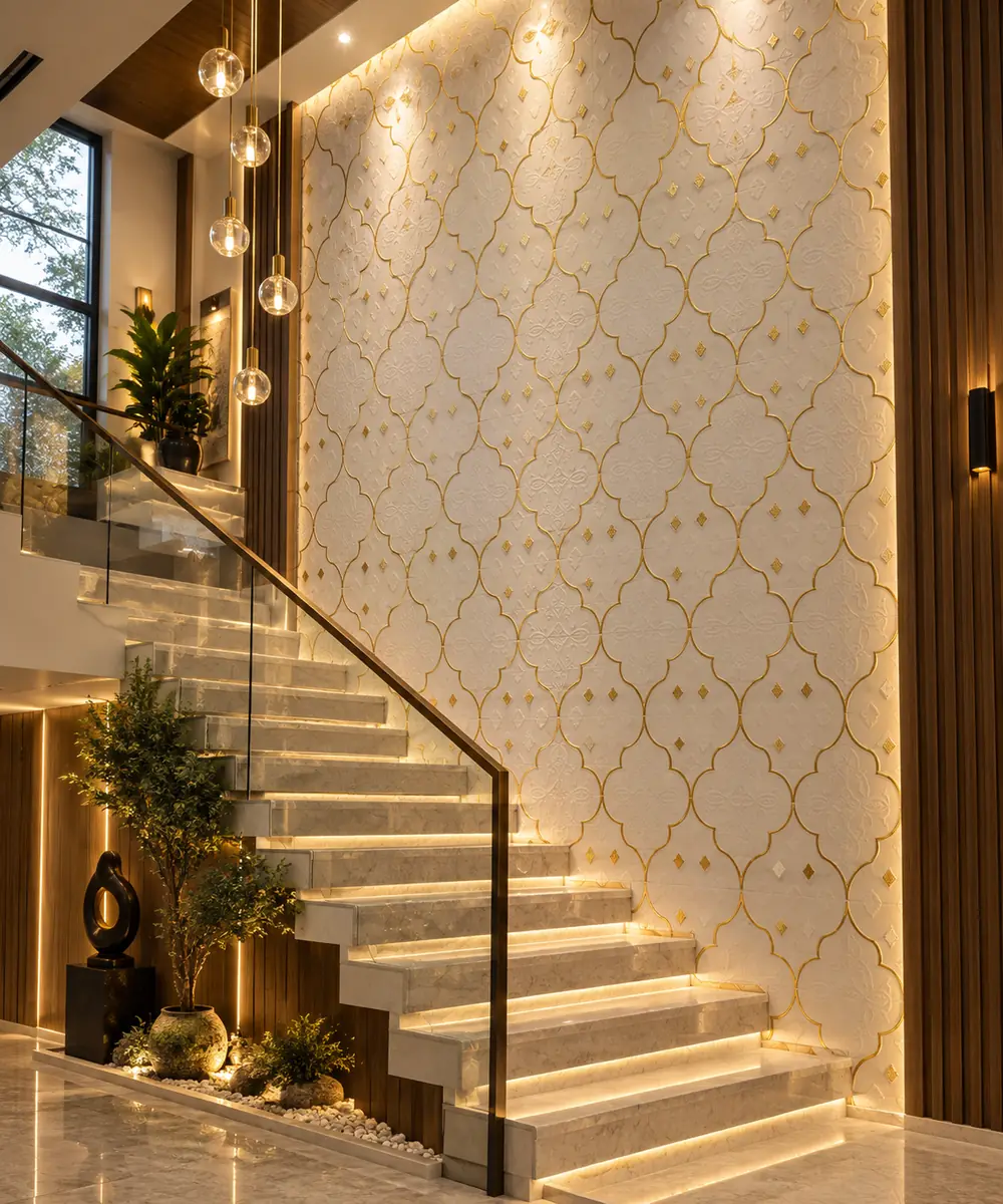 Stone Staircase Design project by Stone World