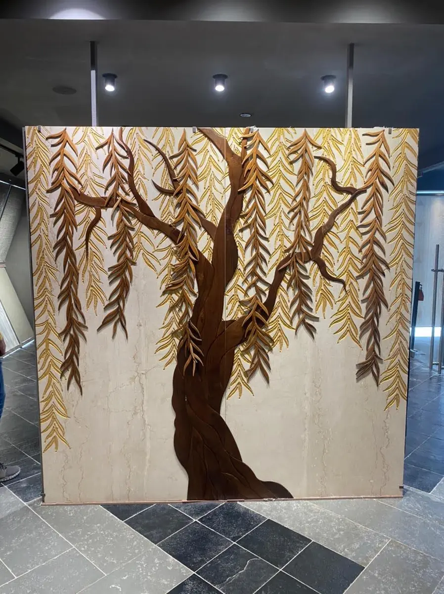 Stone and Wood Fusion Mural sample 4 - Stone World