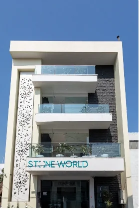 Stone World Multi-Story Experience Center Building Facade