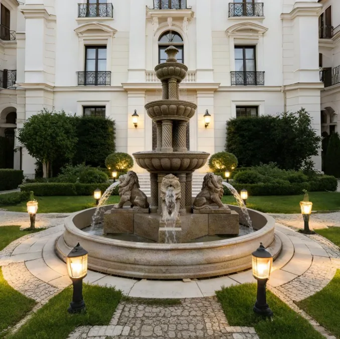 Natural Stone Water Fountain project by Stone World