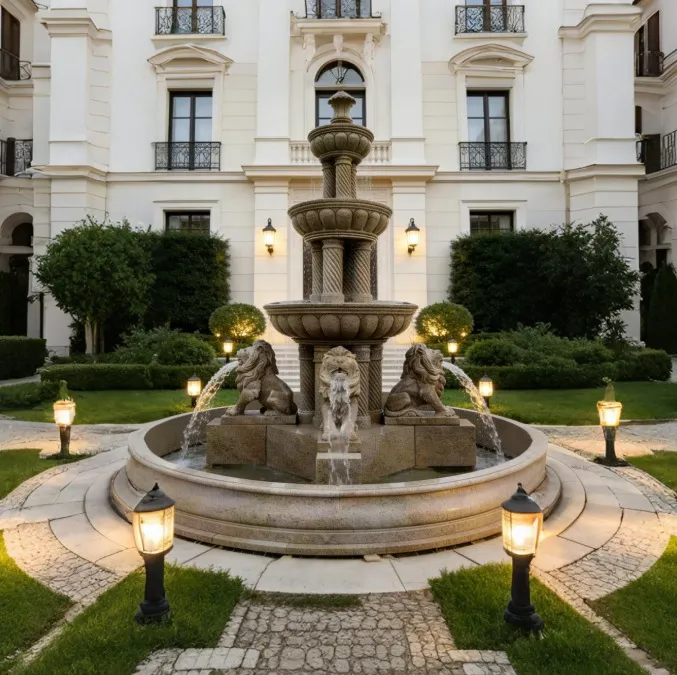 Natural Stone Water Fountain project by Stone World