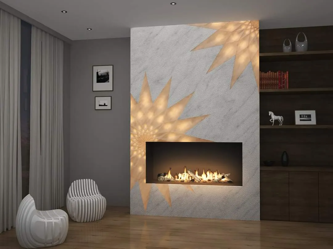 Stone Fireplace project by Stone World