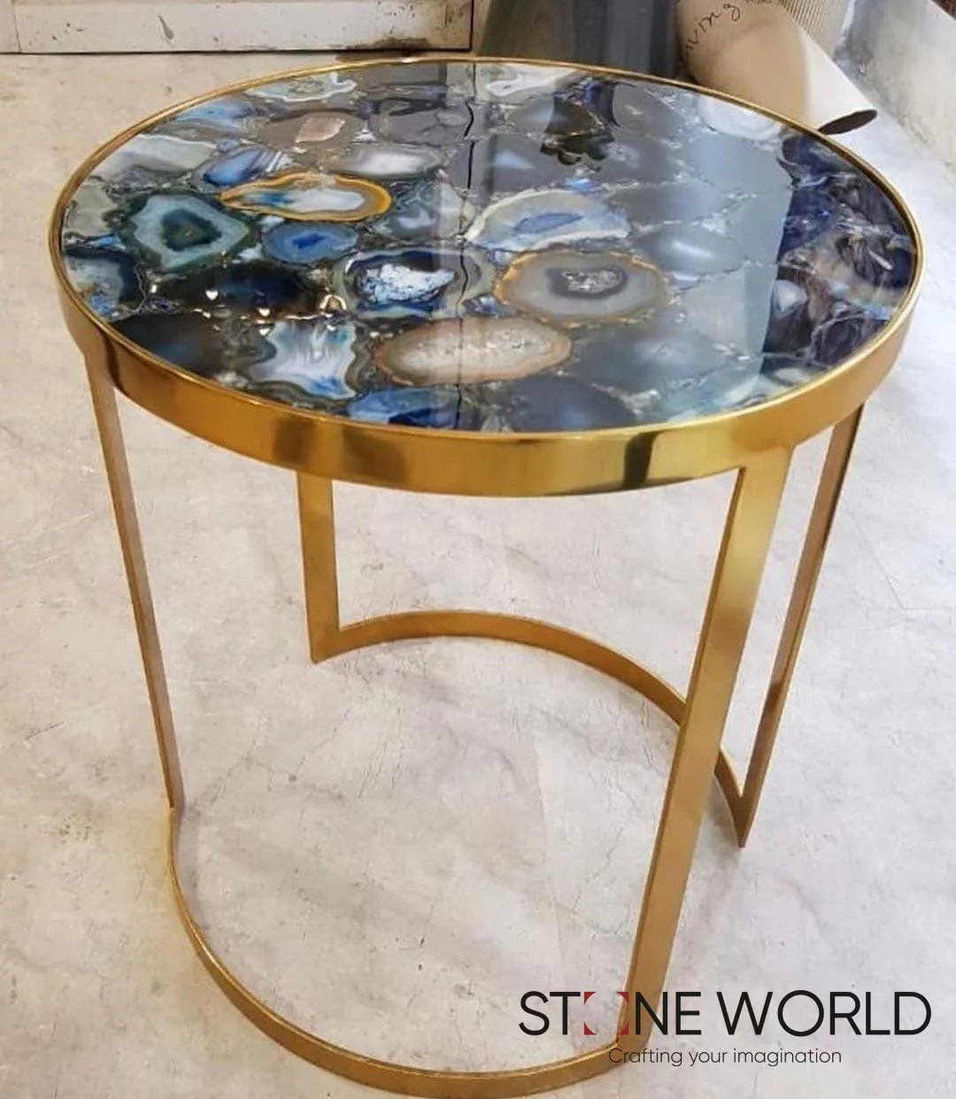 Stone Top Center Table project by Stone World