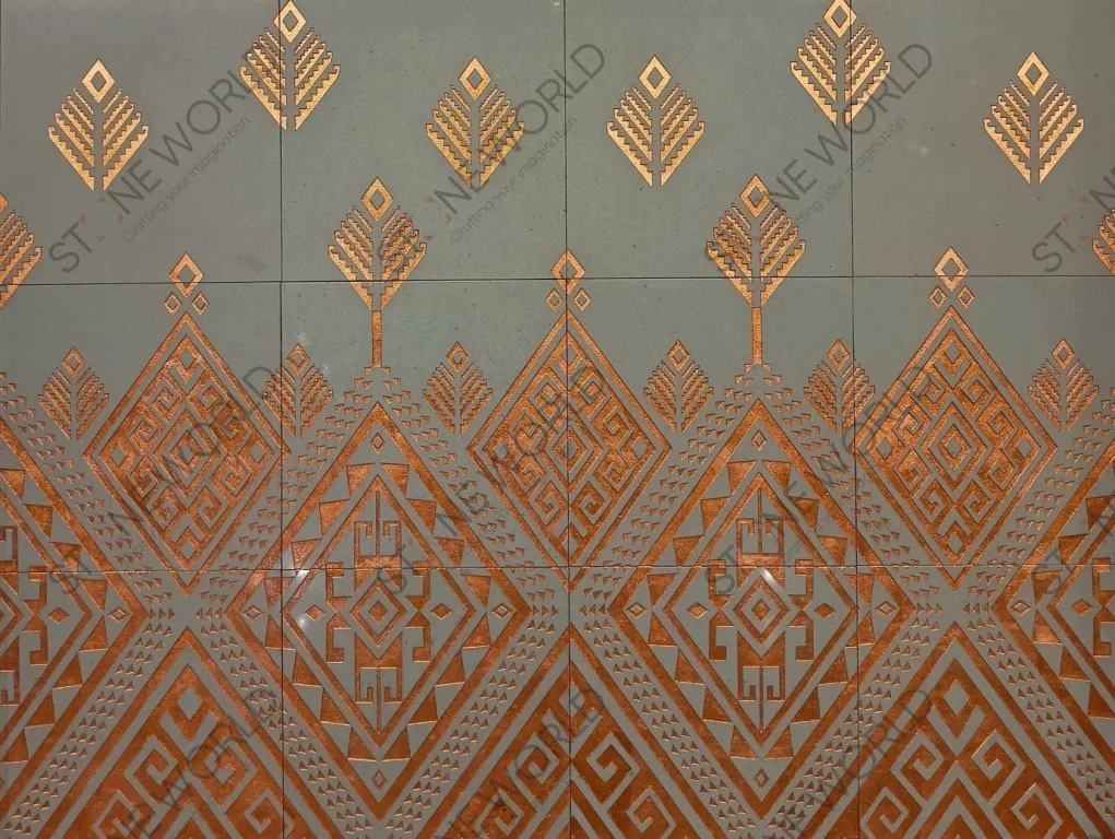Gold Leafing on Stones — Stone World