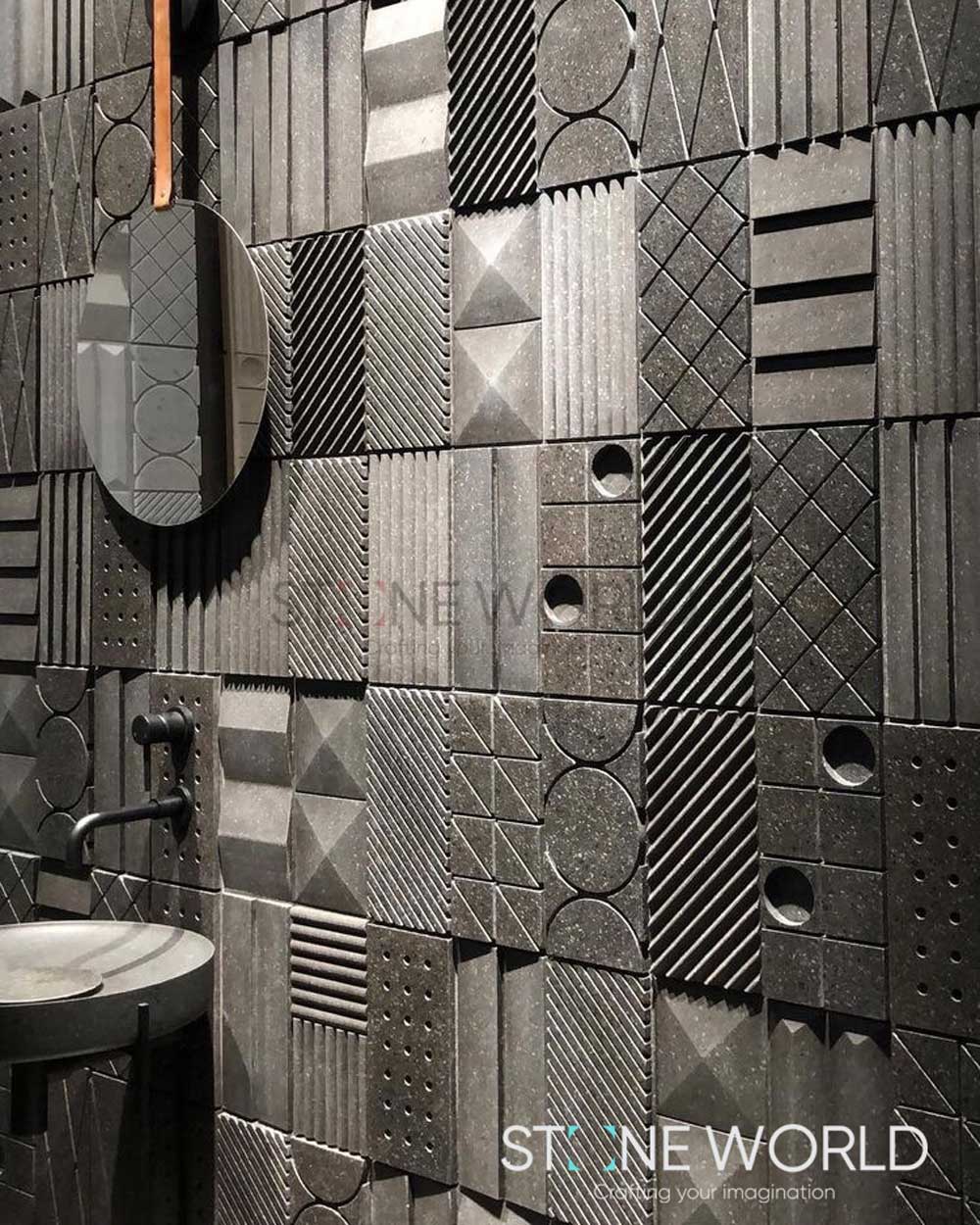 Natural Stone Bathroom project by Stone World