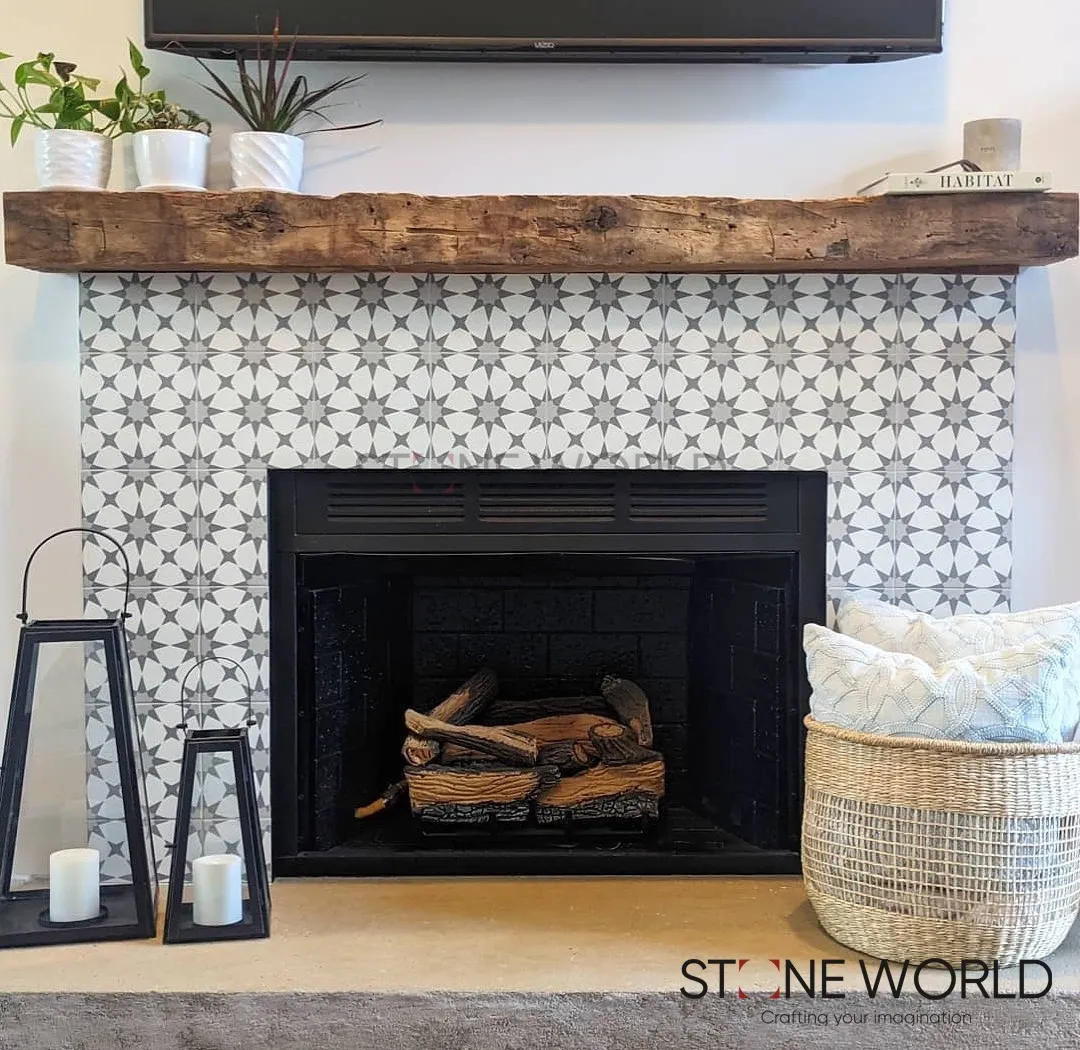 Natural stone fireplace design ideas
