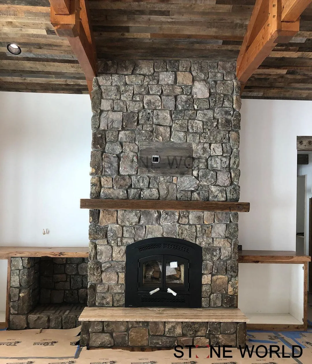 Stone Fireplace project by Stone World