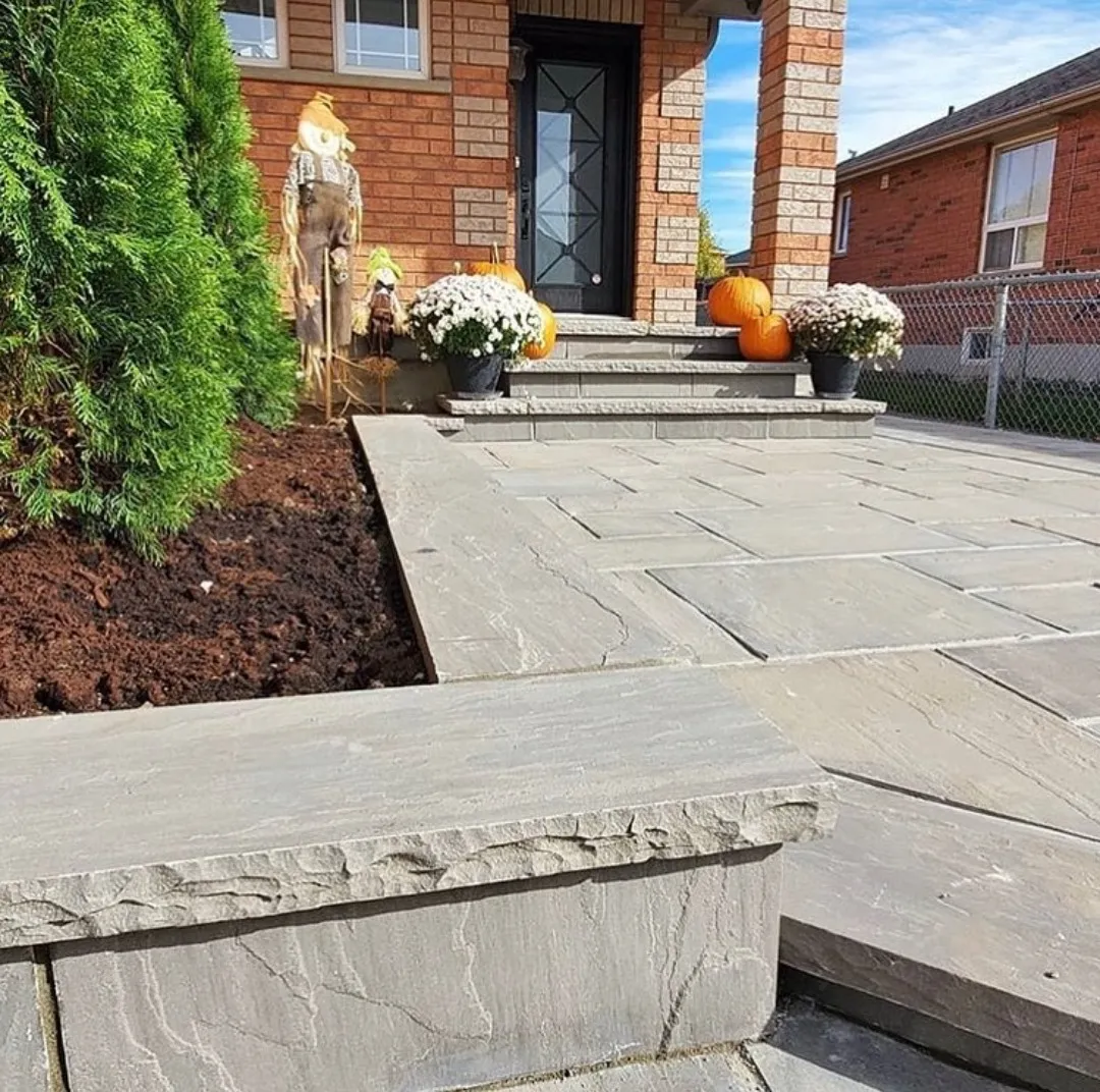 Natural stone parking design ideas