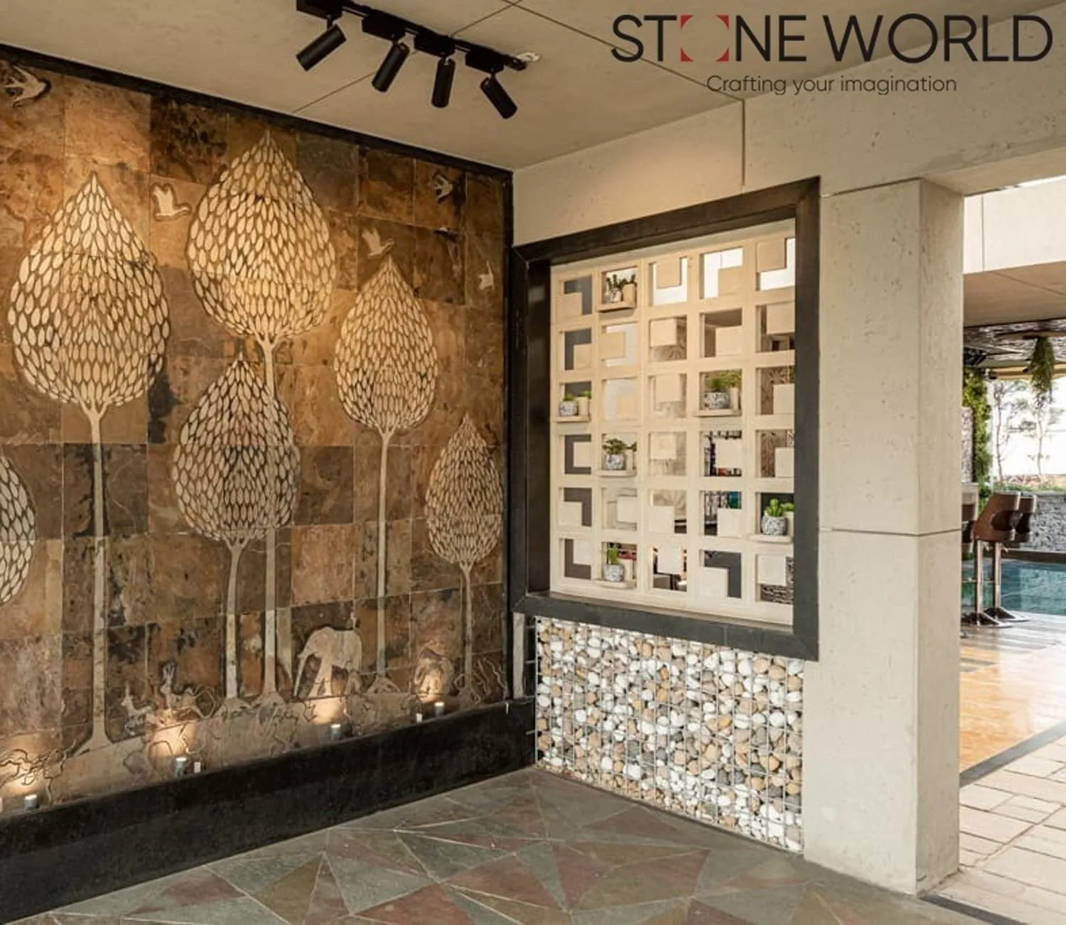 Stone Partition Wall project by Stone World