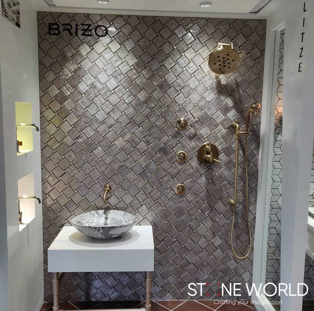 Natural Stone Bathroom project by Stone World