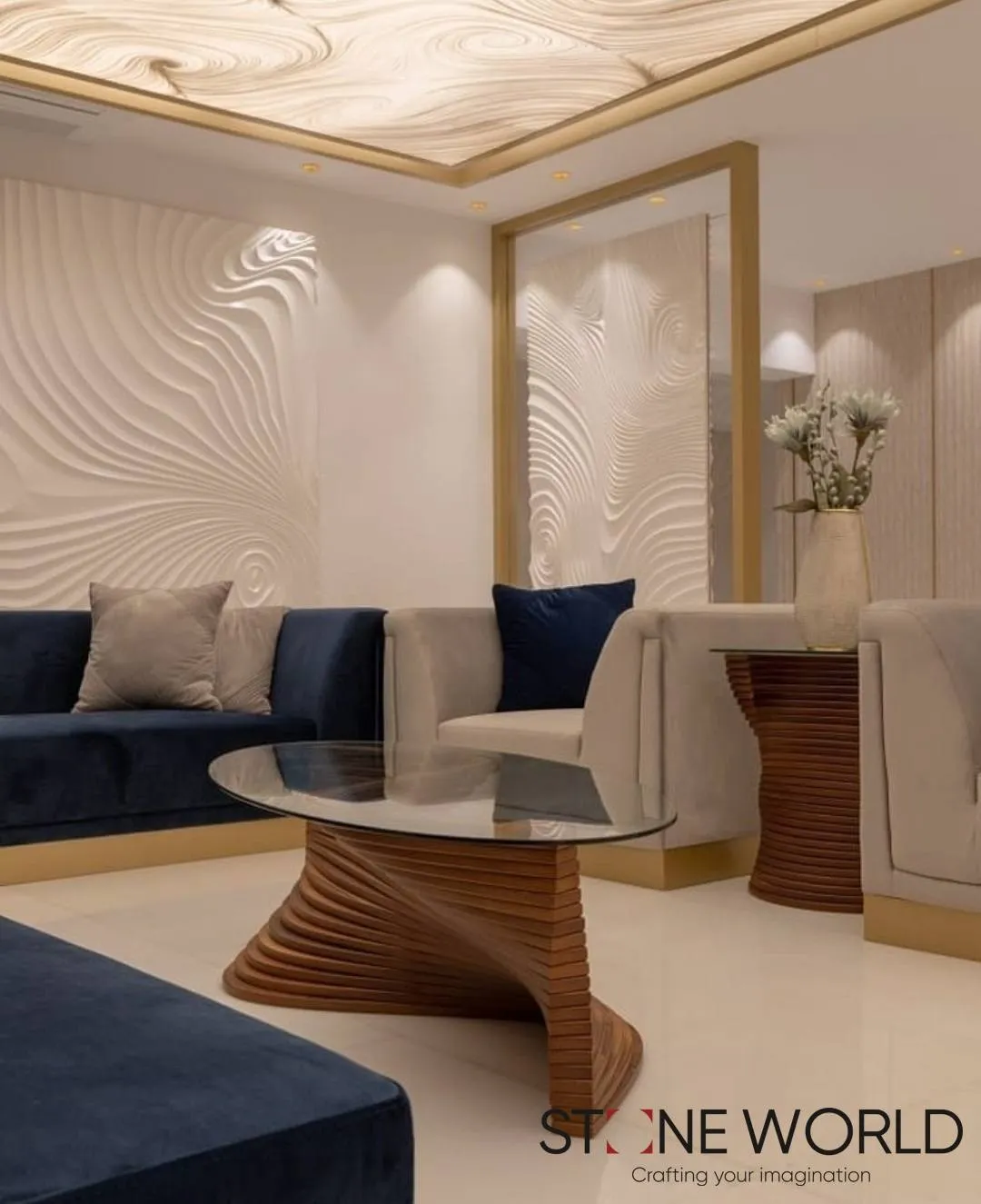 Drawing Room Stone Design project by Stone World