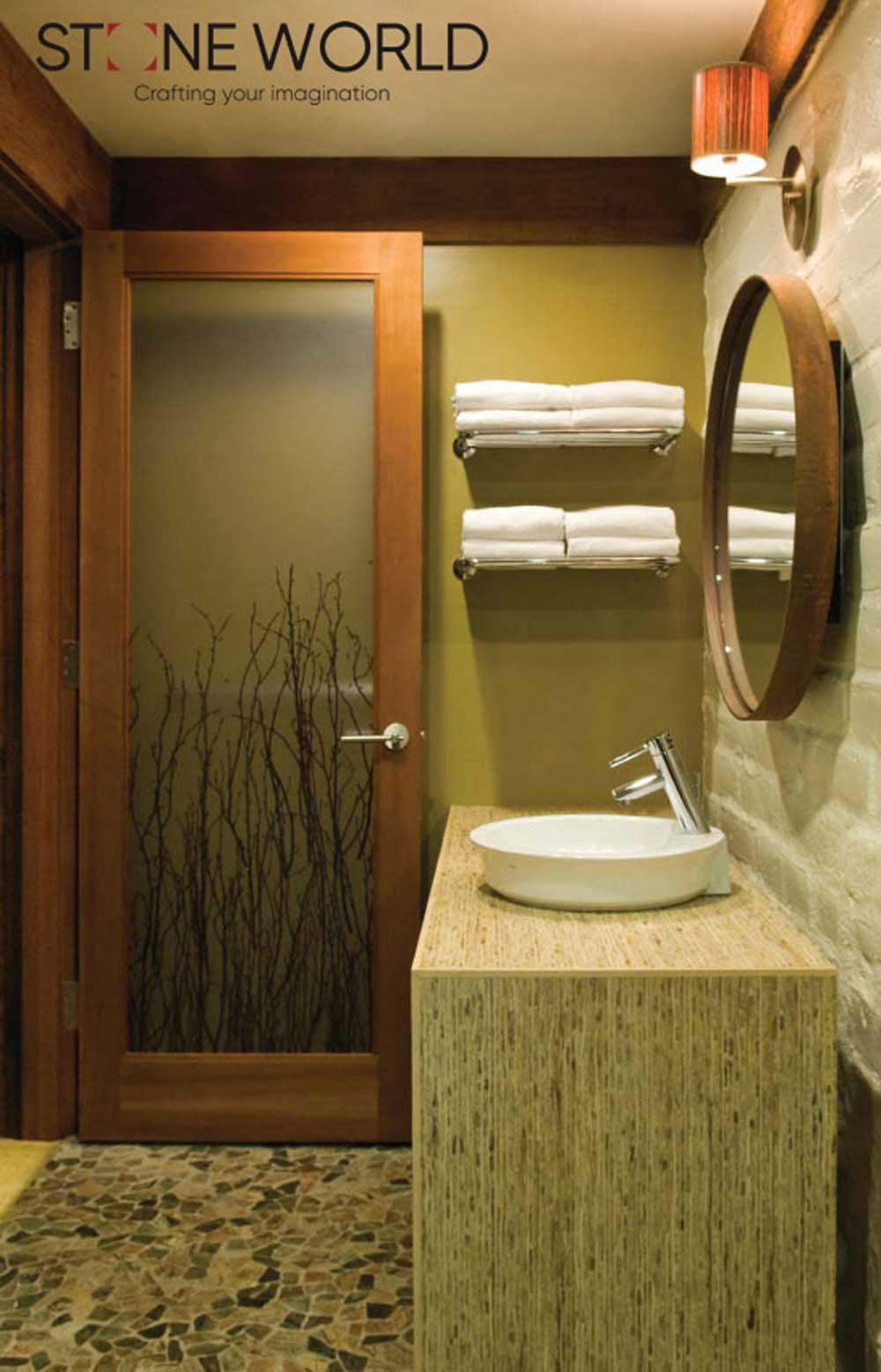 Natural Stone Bathroom project by Stone World