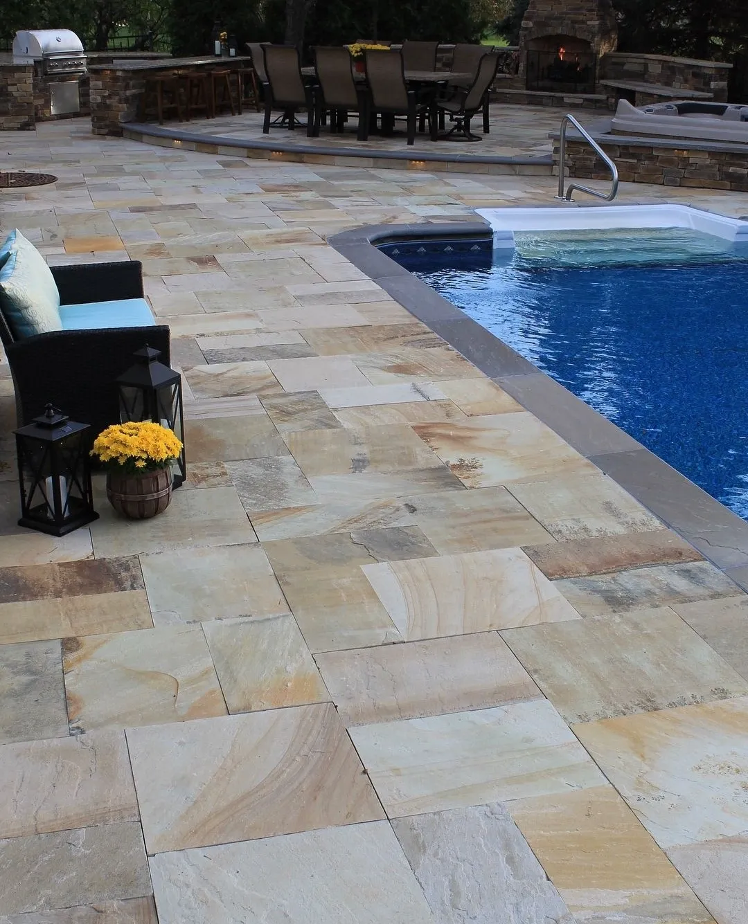 Best Natural Stone Pool project by Stone World