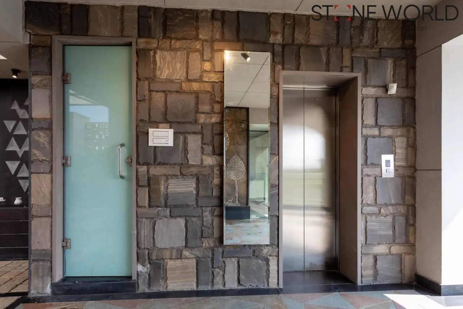 Natural stone lift cladding design ideas