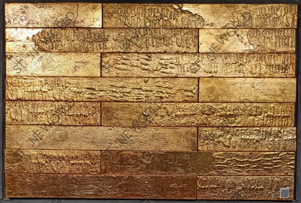 Gold Leafing on Stones — Stone World
