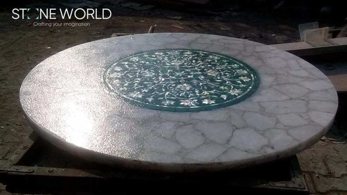 Stone Top Center Table project by Stone World