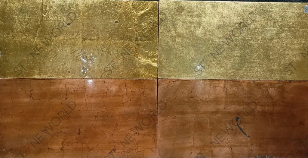 Gold Leafing on Stones — Stone World