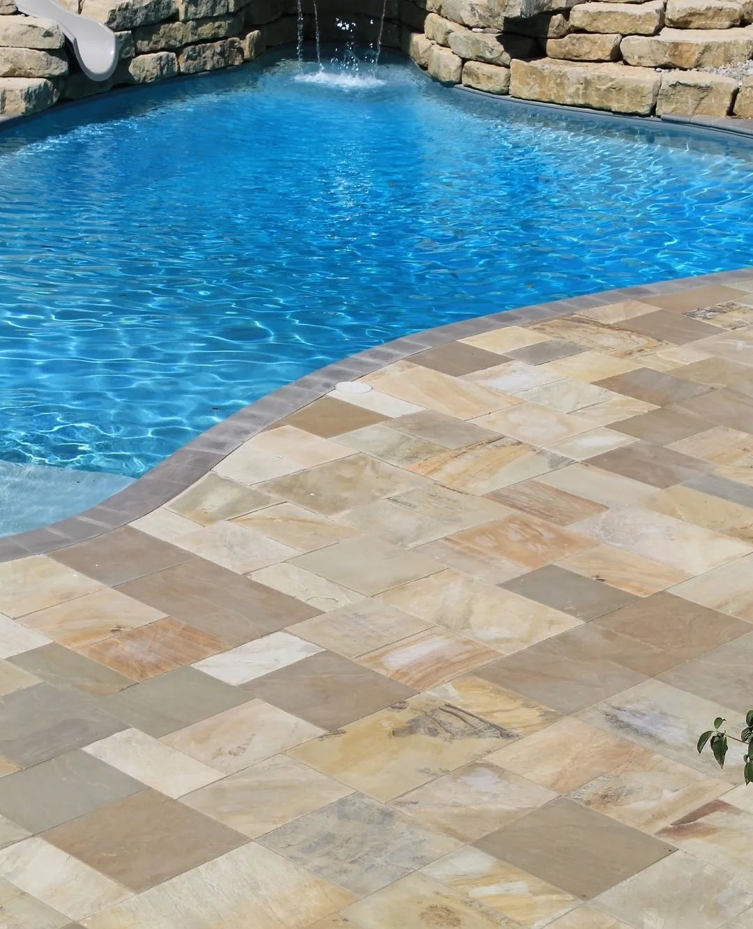 Best Natural Stone Pool project by Stone World